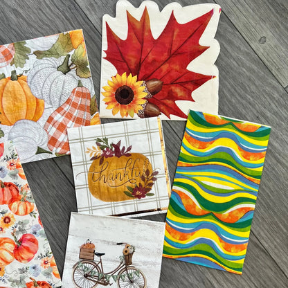 "Fall is in the Air" Napkin Pack - 9 Napkins