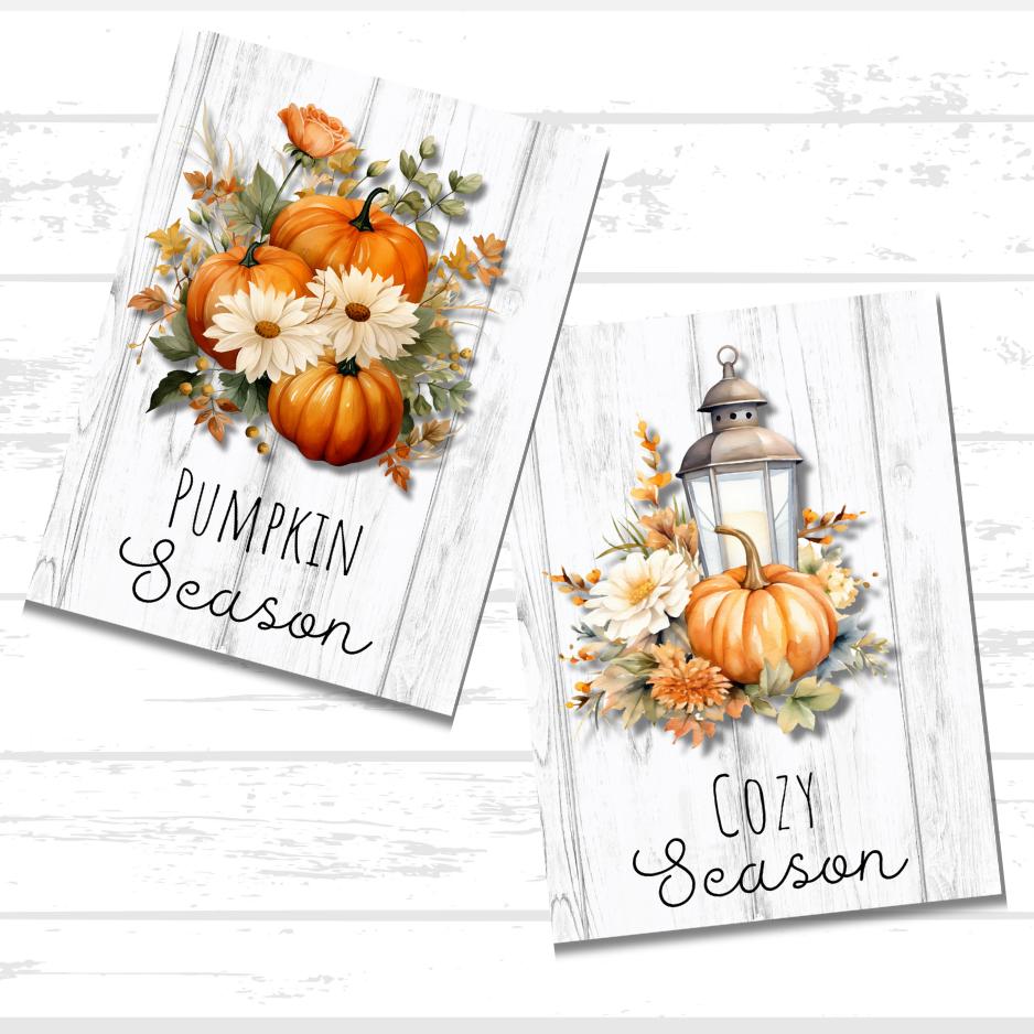 Digital Hello Fall Printable Paper Bundle