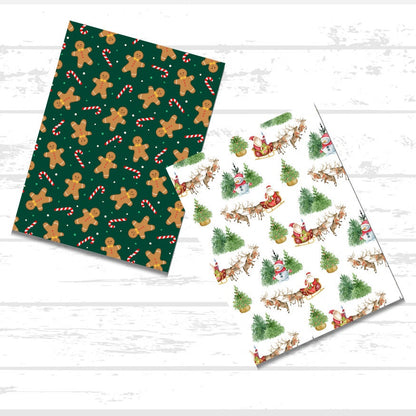 Christmas Printable Scrapbook Paper Bundle | Winter