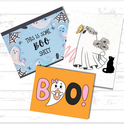 Halloween Ghost Printable Paper Bundle