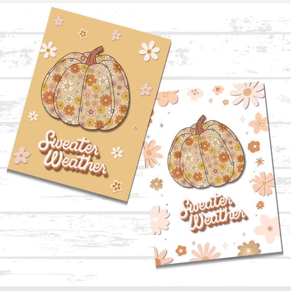 Digital Hello Fall Printable Paper Bundle