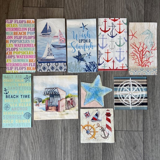 "Life is a Beach" Napkin Pack | 10 Individual Napkins