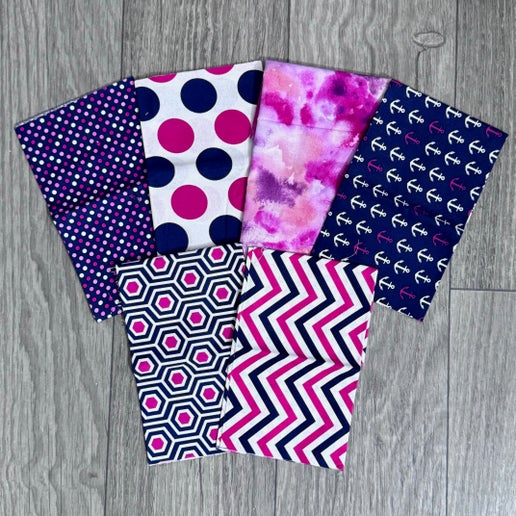 6 Fabric Bundle: "Nauti Sailor"